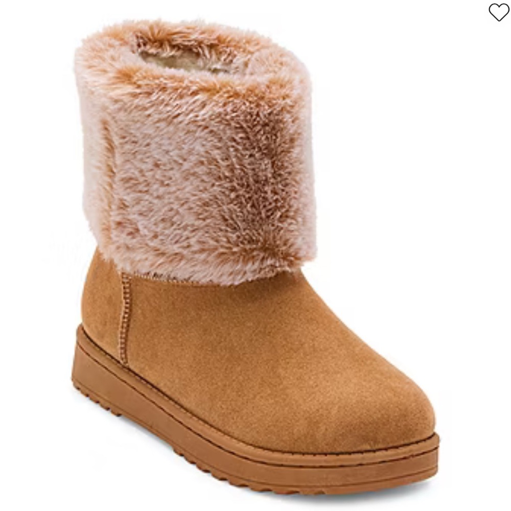 Arizona Jean Co Womens Sola Flat Heel Winter Boots